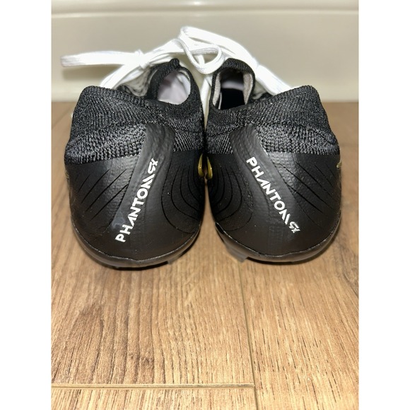 NIKE PHANTOM GX 2 ELITE FG LOW-TOP SOCCER CLEATS SIZE 5 WHITE/GOLD COLOR NWOB - Picture 4 of 6